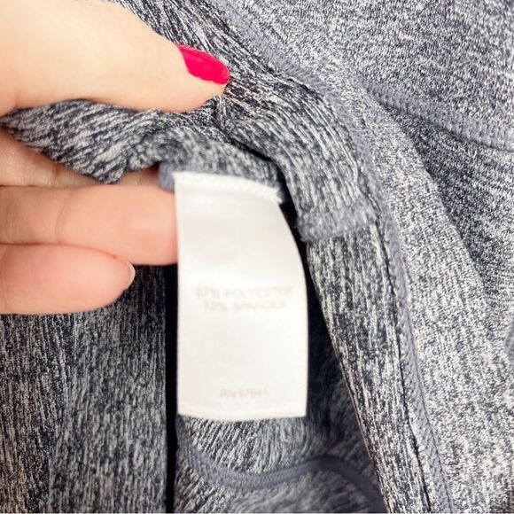 J. Jill Gray A-line Mini Dress with V-neck and Short Sleeves for Casual Work - Picture 8 of 9